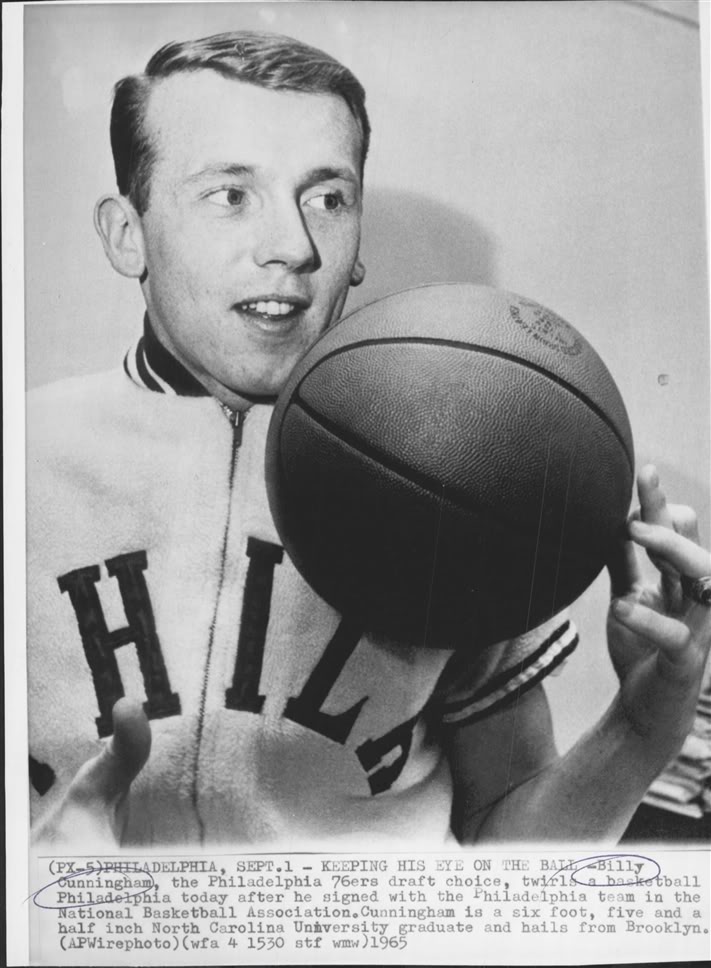 れておりま ヤフオク! - TOOPS NBA billy cunningham autograph